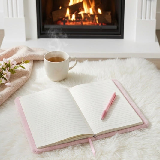 Pastel Dream Tie-Dye Plush Journal