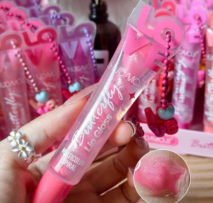 “Love Butterfly” Shimmer Lip Gloss